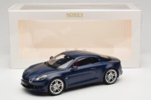 Alpine A110 S A120 Matte Storm Blue Norev 1:18 185444 Diecast - image 6 of 6