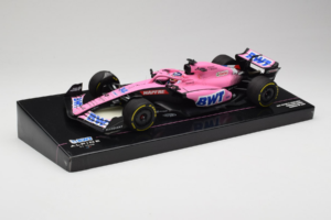 Alpine A522 BWT #14 F. Alonso BWT Alpine F1 Team Bahrain Grand Prix 2022 Minichamps 1:18 147220114 Resin - image 2 of 7