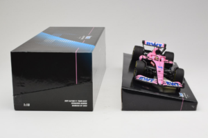 Alpine A522 BWT #14 F. Alonso BWT Alpine F1 Team Bahrain Grand Prix 2022 Minichamps 1:18 147220114 Resin - image 6 of 7