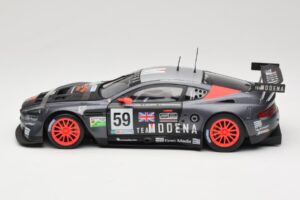Aston Martin DBR9 GT1 #59 Team Modena A. Garcia / J. Menten / C. Fittipaldi 24 Hours of Le Mans 2006 Solido 1:18 80014 Diecas - image 4 of 8