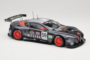 Aston Martin DBR9 GT1 #59 Team Modena A. Garcia / J. Menten / C. Fittipaldi 24 Hours of Le Mans 2006 Solido 1:18 80014 Diecas - image 6 of 8