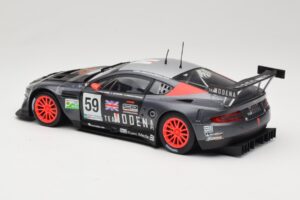 Aston Martin DBR9 GT1 #59 Team Modena A. Garcia / J. Menten / C. Fittipaldi 24 Hours of Le Mans 2006 Solido 1:18 80014 Diecas - image 7 of 8