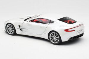 Aston Martin One-77 Morning Frost White AUTOart 1:18 70244 Diecast - image 7 of 8