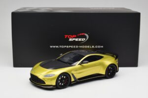 Aston Martin V12 Vantage Final Edition Cosmopolitan Yellow TopSpeed 1:18 TS0453 Diecast - image 6 of 6