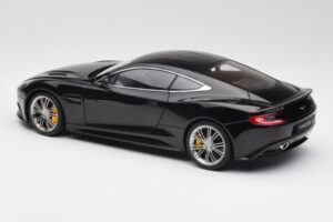 Aston Martin Vanquish Onyx Black AUTOart 1:18 70247 Diecast - image 7 of 8