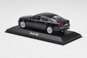 Audi A8 D3 Mauritius Blue Metallic Minichamps 1:43 5010508123 Diecast - image 3 of 4