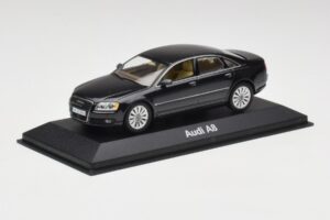 Audi A8 D3 Phantom Black Minichamps 1:43 5010508133 Diecast - image 2 of 4