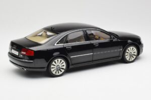 Audi A8 D3 W12 Black Kyosho 1:18 09212BK Diecast - image 3 of 8