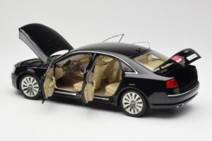 Audi A8 D3 W12 Black Kyosho 1:18 09212BK Diecast - image 5 of 8