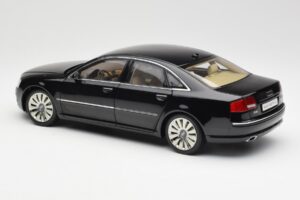 Audi A8 D3 W12 Black Kyosho 1:18 09212BK Diecast - image 7 of 8