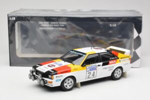 Audi Quattro #24 M. Demuth / M. Daniels Audi Sport Lombard RAC Rally 1982 Minichamps 1:18 155821124 Diecast - image 6 of 6