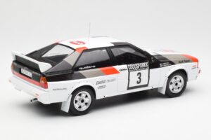 Audi Quattro #3 H. Mikkola / A. Hertz Rally Finland 1982 IXO 1:18 18RMC094A Diecast - image 2 of 6