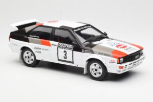 Audi Quattro #3 H. Mikkola / A. Hertz Rally Finland 1982 IXO 1:18 18RMC094A Diecast - image 4 of 6