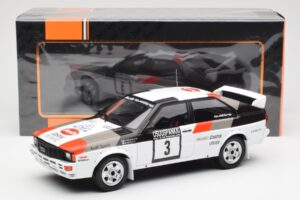 Audi Quattro #3 H. Mikkola / A. Hertz Rally Finland 1982 IXO 1:18 18RMC094A Diecast - image 6 of 6