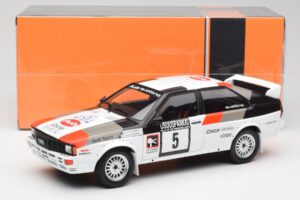 Audi Quattro #5 H. Mikkola / A. Hertz 1000 Lakes Rally 1982 IXO 1:18 18RMC094B Diecast - image 6 of 6