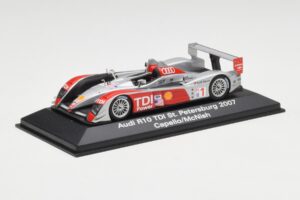 Audi R10 TDI #1 R. Capello / A. McNish / T. Kristensen 24 Hours of Le Mans 2007 Minichamps 1:43 5020700243 Diecast - image 2 of 4