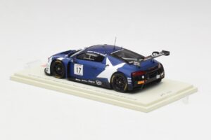 Audi R8 LMS GT3 #17 WRT M. Leonard / D. van der Linde / A. Riberas California 8 Hours 2018 Spark 1:43 US084 Resin - image 3 of 4