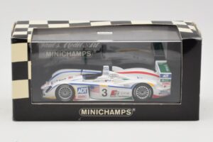 Audi R8 LMP1 #3 J. Lehto / M. Werner / T. Kristensen 24 Hours of Le Mans Winner 2005 Minichamps 1:43 400051303 Diecast - image 4 of 4