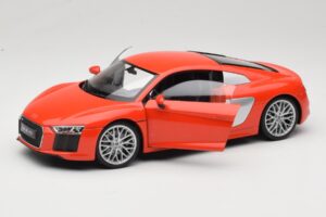 Audi R8 V10 Red Welly 1:18 18052W Diecast - image 2 of 8