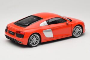 Audi R8 V10 Red Welly 1:18 18052W Diecast - image 3 of 8