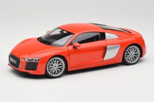 Audi R8 V10 Red Welly 1:18 18052W Diecast