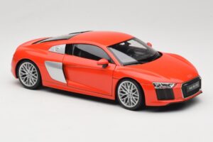 Audi R8 V10 Red Welly 1:18 18052W Diecast - image 6 of 8