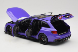 Audi RS4 B9 Avant Darwin Pro Purple Kilo Works 1:18 KLW002301 Diecast - image 5 of 8