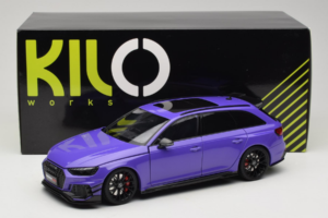 Audi RS4 B9 Avant Darwin Pro Purple Kilo Works 1:18 KLW002301 Diecast - image 8 of 8