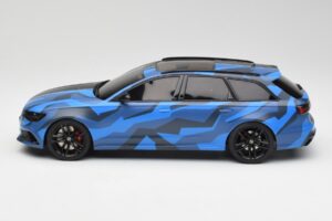 Audi RS6 C7 Avant GMK Blue & Black GT Spirit 1:18 GT799 Resin - image 3 of 6