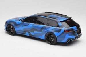 Audi RS6 C7 Avant GMK Blue & Black GT Spirit 1:18 GT799 Resin - image 5 of 6