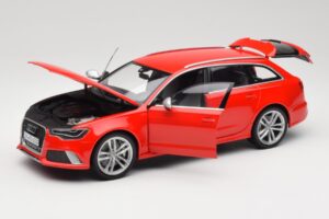 Audi RS6 C7 Avant Red Minichamps 1:18 110012011 Diecast - image 2 of 8