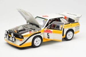 Audi Sport Quattro S1 #5 W. Rohrl / C. Geistdorfer Rally Sanremo Winner 1985 AUTOart 1:18 88503 Composite - image 2 of 8