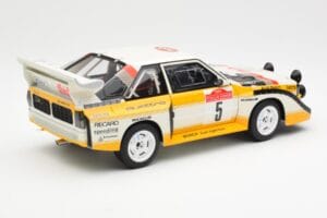 Audi Sport Quattro S1 #5 W. Rohrl / C. Geistdorfer Rally Sanremo Winner 1985 AUTOart 1:18 88503 Composite - image 3 of 8