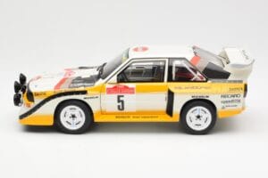 Audi Sport Quattro S1 #5 W. Rohrl / C. Geistdorfer Rally Sanremo Winner 1985 AUTOart 1:18 88503 Composite - image 4 of 8