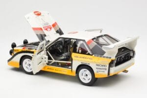 Audi Sport Quattro S1 #5 W. Rohrl / C. Geistdorfer Rally Sanremo Winner 1985 AUTOart 1:18 88503 Composite - image 5 of 8