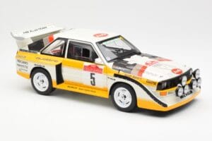 Audi Sport Quattro S1 #5 W. Rohrl / C. Geistdorfer Rally Sanremo Winner 1985 AUTOart 1:18 88503 Composite - image 6 of 8