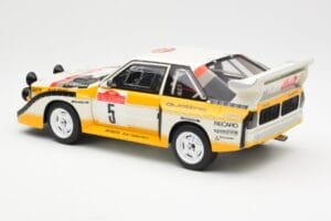 Audi Sport Quattro S1 #5 W. Rohrl / C. Geistdorfer Rally Sanremo Winner 1985 AUTOart 1:18 88503 Composite - image 7 of 8