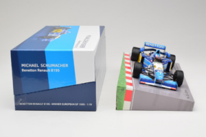 Benetton B195 Renault #1 M. Schumacher European GP Winner F1 World Champion 1995 Minichamps 1:18 513953201 Diecast - image 6 of 7