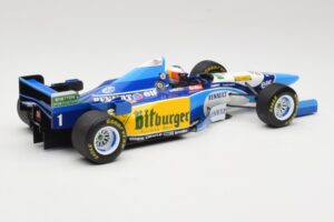 Benetton Renault B195 #1 M. Schumacher Winner Belgian GP 1995 Minichamps 1:18 510952901 Diecast - image 2 of 6