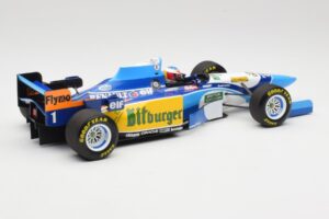 Benetton Renault B195 #1 M. Schumacher Winner Monaco GP 1995 Minichamps 1:18 510952301 Diecast - image 2 of 6