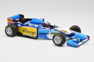 Benetton Renault B195 #1 M. Schumacher Winner Monaco GP 1995 Minichamps 1:18 510952301 Diecast - image 4 of 6