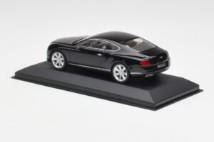 Bentley Continental GT Beluga Black Minichamps 1:43 436139980 Diecast - image 3 of 4