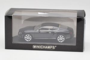 Bentley Continental GT Beluga Black Minichamps 1:43 436139980 Diecast - image 4 of 4