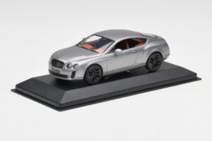 Bentley Continental GT Grey With Black Wheels Minichamps 1:43 BENTLEY001 Diecast - image 2 of 4