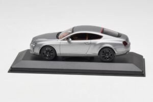 Bentley Continental GT Grey With Black Wheels Minichamps 1:43 BENTLEY001 Diecast