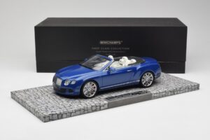Bentley Continental GT Speed Convertible Blue Minichamps 1:18 107139331 Diecast - image 6 of 6