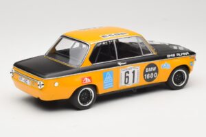 BMW 1600-2 BMW Alpina #61 R. Herzog / N. Lauda DNF 6 Hours Nurburgring 1970 Minichamps 1:18 155702661 Diecast - image 2 of 6