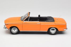 BMW 1600 Cabriolet Orange Minichamps 1:18 100021030-O Diecast - image 4 of 8
