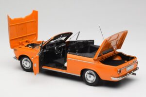 BMW 1600 Cabriolet Orange Minichamps 1:18 100021030-O Diecast - image 5 of 8