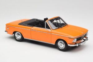 BMW 1600 Cabriolet Orange Minichamps 1:18 100021030-O Diecast - image 6 of 8